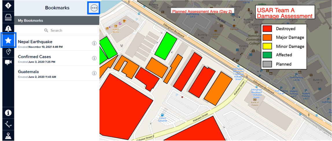 A map of a city Description automatically generated